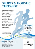 Massage A6 Flyers by Templatecloud 