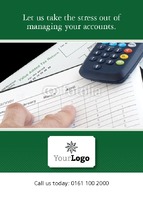 Accountants A6 Leaflets by Templatecloud 