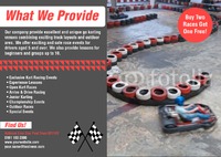 Go Karting A4 Flyers by Templatecloud