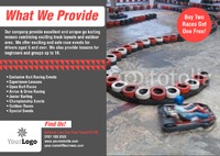 Go Karting A4 Flyers by Templatecloud