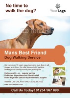 Pets A6 Flyers by Templatecloud 