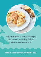Restaurant A6 Flyers by Templatecloud