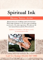 Tattooists A6 Flyers by Templatecloud 