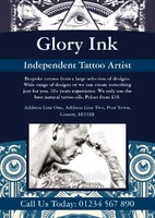 Tattooists A5 Flyers by Templatecloud 