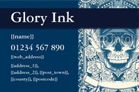 Tattooists Business Card  by Templatecloud 