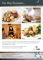 Restaurant A4 Flyers by Templatecloud