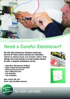 Electrician A5 Flyers by Templatecloud