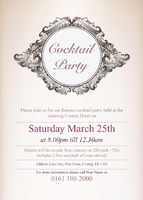 Event A6 Invitations by Templatecloud 