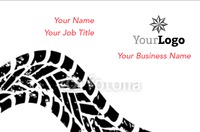 Business Card Motorbike Tyre Tread Collection by Templatecloud 