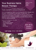 Massage A5 Flyers by Templatecloud 