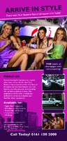 Taxi Hire 1/3rd A4 Flyers by Templatecloud 