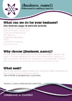 Accountants A6 Leaflets by Templatecloud