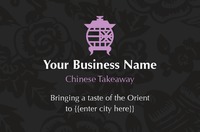 Takeaway Business Card  by Templatecloud