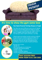 Fitness A4 Leaflets by Templatecloud 