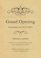 Event A6 Invites by Templatecloud 