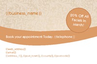 Massage Business Card  by Templatecloud