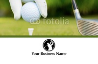 Sports Business Card  by Templatecloud 