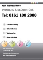 Painters and Decorators A4 Posters by Templatecloud 