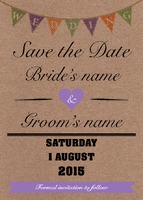 Marriage A6 Invitations by Templatecloud 
