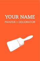 Painters and Decorators Business Card  by Templatecloud 