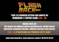 Night Club A6 Tracts par Templatecloud