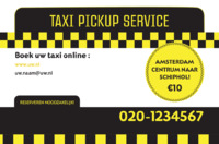 Taxi Visitekaartje  voor C V