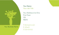 Florists 2" x 3.5" Business Cards by Templatecloud 