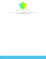  8.5" x 11" Stationery by Templatecloud 