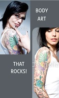 Tattooists 2" x 3.5" Business Cards by Templatecloud 