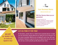 Estate Agents 8.5" x 11" Flyers by Templatecloud