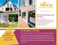 Estate Agents 8.5" x 11" Flyers by Templatecloud
