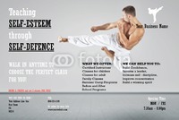 Martial Arts 4" x 6" Flyers by Templatecloud 