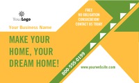 Home Maintenance 2" x 3.5" Business Cards by Templatecloud 