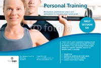 Fitness 4" x 6" Flyers by Templatecloud 