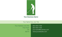 Golf Lessons 2" x 3.5" Business Cards by Templatecloud 
