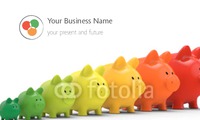Accountants 2" x 3.5" Business Cards by Templatecloud 