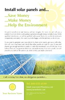 Solar Panels 5.5" x 8.5" Flyers by Templatecloud 