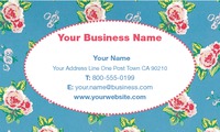 Florists 2" x 3.5" Business Cards by Templatecloud 