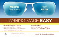 Tanning 5.5" x 8.5" Flyers by Templatecloud 