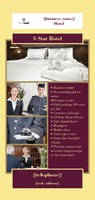 Hotel 4" x 9" Rack Card by Templatecloud 