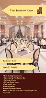 Hotel 4" x 9" Rack Card by Templatecloud 