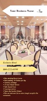 Hotel 4" x 9" Rack Card by Templatecloud 