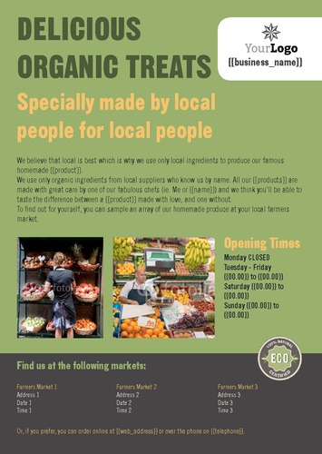 Grocery Store A5 Leaflets Grocery Store A5 Leaflets by C V