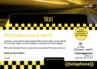 Taxi A5 Flyers voor C V