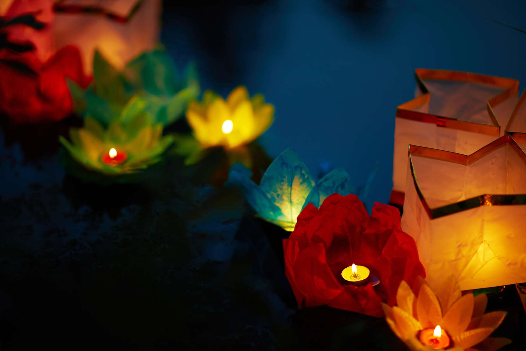 Festival of water lanterns